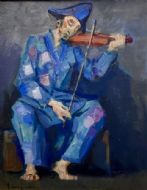 Opera Violinista del circo di TRENTO LONGARETTI